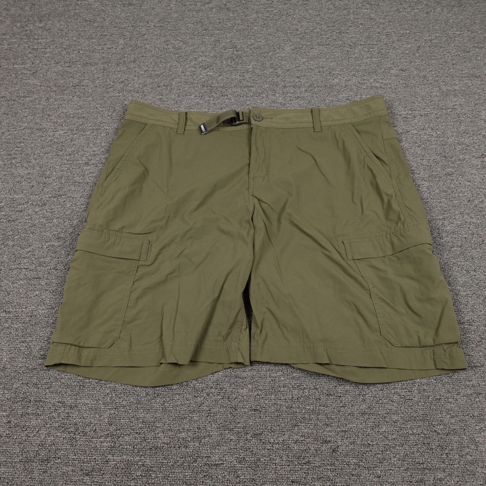 REI Co-op Sahara Cargo Shorts Womens 16 Green Relaxed Hiking 9 Inseam 127135